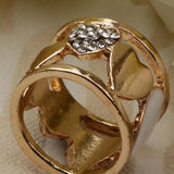 Maxbell Scarf Buckle Ring Golden