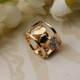 Maxbell Scarf Buckle Ring Golden