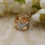 Maxbell Scarf Buckle Ring Golden