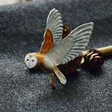 Maxbell Cartoon Enamel Owl Flying Bird Elegant Party Brooch Pin Charms Jewelry