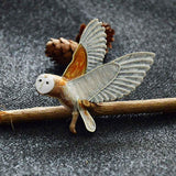 Maxbell Cartoon Enamel Owl Flying Bird Elegant Party Brooch Pin Charms Jewelry