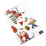 Maxbell Christmas Snowman Wall Mirror Window Sticker DIY Decal Self Clings Decor