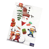 Maxbell Christmas Snowman Wall Mirror Window Sticker DIY Decal Self Clings Decor