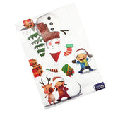 Maxbell Christmas Snowman Wall Mirror Window Sticker DIY Decal Self Clings Decor