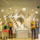 Maxbell Christmas Snowman Wall Mirror Window Sticker DIY Decal Self Clings Decor