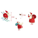 Maxbell Happy New Year Santa Claus Wall Window Sticker DIY Decal Self Clings Decor
