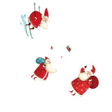 Maxbell Happy New Year Santa Claus Wall Window Sticker DIY Decal Self Clings Decor