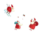 Maxbell Happy New Year Santa Claus Wall Window Sticker DIY Decal Self Clings Decor