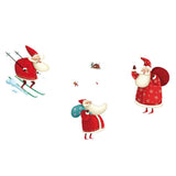 Maxbell Happy New Year Santa Claus Wall Window Sticker DIY Decal Self Clings Decor