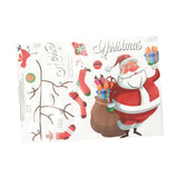 Maxbell Christmas Santa Claus Stockings Mirror Window Clings Sticker Decals Decor