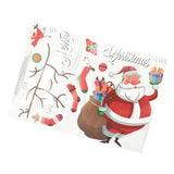 Maxbell Christmas Santa Claus Stockings Mirror Window Clings Sticker Decals Decor