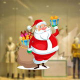 Maxbell Christmas Santa Claus Stockings Mirror Window Clings Sticker Decals Decor