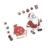 Maxbell Christmas Santa Claus Glass Door Mirror Window Clings Sticker Decals Decor