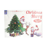 Maxbell Christmas Santa Claus Snowman Window Clings Sticker Decals Decorations