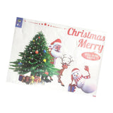 Maxbell Christmas Santa Claus Snowman Window Clings Sticker Decals Decorations
