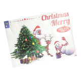 Maxbell Christmas Santa Claus Snowman Window Clings Sticker Decals Decorations