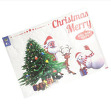 Maxbell Christmas Santa Claus Snowman Window Clings Sticker Decals Decorations