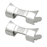 Maxbell 2 Piece Premium Stainless Steel Watch Strap Link Curved End Repair Part 21mm