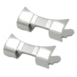 Maxbell 2 Piece Premium Stainless Steel Watch Strap Link Curved End Repair Part 19mm
