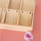 Maxbell Solid Wood 10 Slot Box for Earrings Necklace Display Organizer Showcase