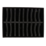 Maxbell Bangle Bracelet Trays with 20 Slot Inserts for Jewelry Display Holder Black