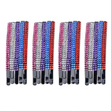 Maxbell 20 Pieces Rhinestone Decorative Pins Barrettes Updo Hair Clip Colorful