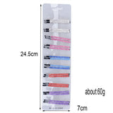 Maxbell 20 Pieces Rhinestone Decorative Pins Barrettes Updo Hair Clip Colorful
