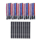 Maxbell 20 Pieces Rhinestone Decorative Pins Barrettes Updo Hair Clip Colorful