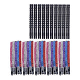 Maxbell 20 Pieces Rhinestone Decorative Pins Barrettes Updo Hair Clip Colorful