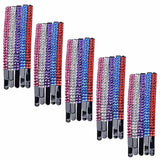 Maxbell 20 Pieces Rhinestone Decorative Pins Barrettes Updo Hair Clip Colorful