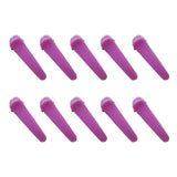 Maxbell 50Pcs Snap Hair Clips Cute Kids Girls Hairpin Duck-Bill Clips Gift Purple