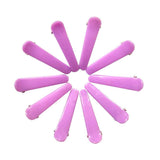 Maxbell 50Pcs Snap Hair Clips Cute Kids Girls Hairpin Duck-Bill Clips Gift Purple