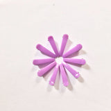 Maxbell 50Pcs Snap Hair Clips Cute Kids Girls Hairpin Duck-Bill Clips Gift Purple