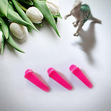 Maxbell 50Pcs Snap Hair Clips Cute Kids Girls Hairpin Duck-Bill Clips Gift Rose Red