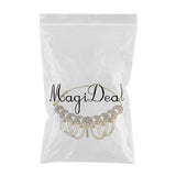 Maxbell Vintage Bohemian Rhinestone Coin Tassel Wedding Gypsy Waist Belt Golden