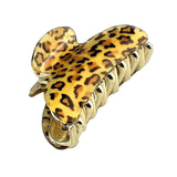 Women Leopard Large Hair Claw Grip Clips Pin Hair Clamps Clasp Makeup Tools Light Leopard S