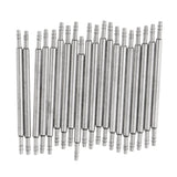 Maxbell 20Pcs Stainless Steel Spring Bars for Attaching Watch Band Buckle 1.3mm 20mm