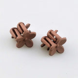 Maxbell 50pcs Mini Claw Styles Baby Kids Girls HairPin Hair Clip Jewelry Light Brown