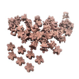 Maxbell 50pcs Mini Claw Styles Baby Kids Girls HairPin Hair Clip Jewelry Light Brown