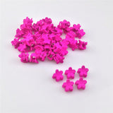 Maxbell 50pcs Mini Claw Styles Baby Kids Girls HairPin Hair Clip Jewelry Rose Red