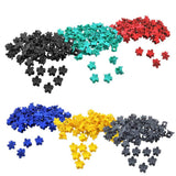 Maxbell 50pcs Floral Mini Hair Claw Clip Hair Pin for Baby Girl Grey