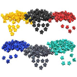 Maxbell 50pcs Floral Mini Hair Claw Clip Hair Pin for Baby Girl Grey