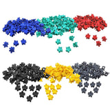 Maxbell 50pcs Floral Mini Hair Claw Clip Hair Pin for Baby Girl Grey