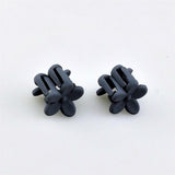 Maxbell 50pcs Floral Mini Hair Claw Clip Hair Pin for Baby Girl Grey