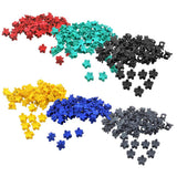 Maxbell 50pcs Floral Mini Hair Claw Clip Hair Pin for Baby Girl Grey