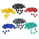 Maxbell 50pcs Floral Mini Hair Claw Clip Hair Pin for Baby Girl Grey