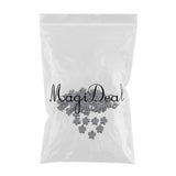 Maxbell 50pcs Floral Mini Hair Claw Clip Hair Pin for Baby Girl Grey