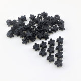 Maxbell 50pcs Floral Mini Hair Claw Clip Hair Pin for Baby Girl Black