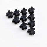 Maxbell 50pcs Floral Mini Hair Claw Clip Hair Pin for Baby Girl Black