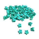 Maxbell 50pcs Floral Mini Hair Claw Clip Hair Pin for Baby Girl Mint Green